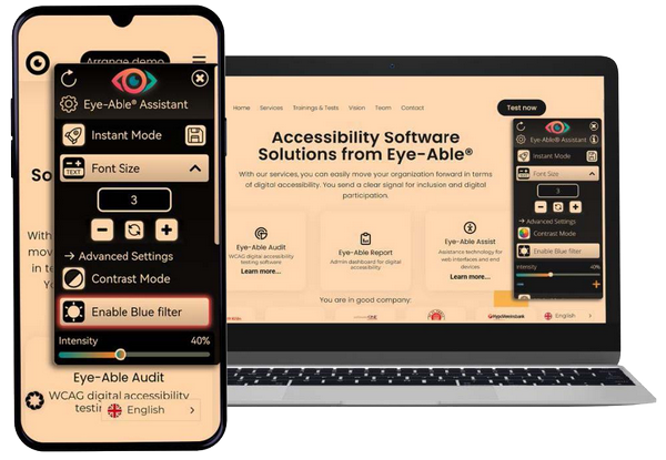 Eye-Able Assist: widget accesible para usuarios